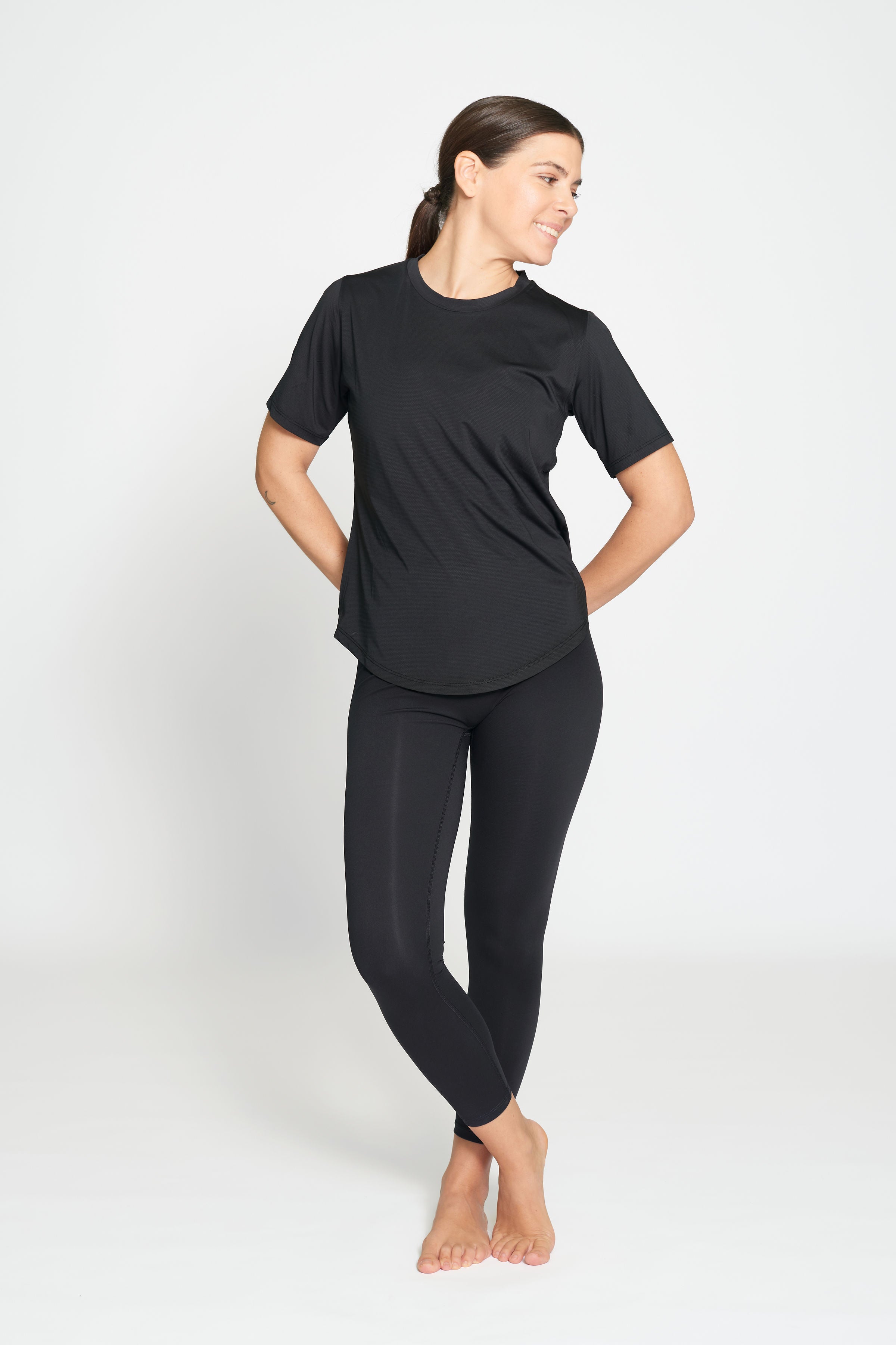 Qinetiko Active Soul Black T-Shirt