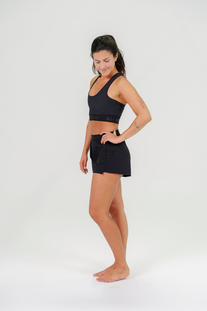Qinetiko Everline Run Short - Black