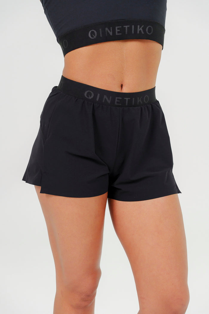 Qinetiko Everline Run Short - Black