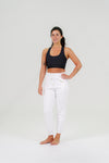 Qinetiko Everline Ground Jogger Pant – White