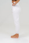 Qinetiko Everline Ground Jogger Pant – White