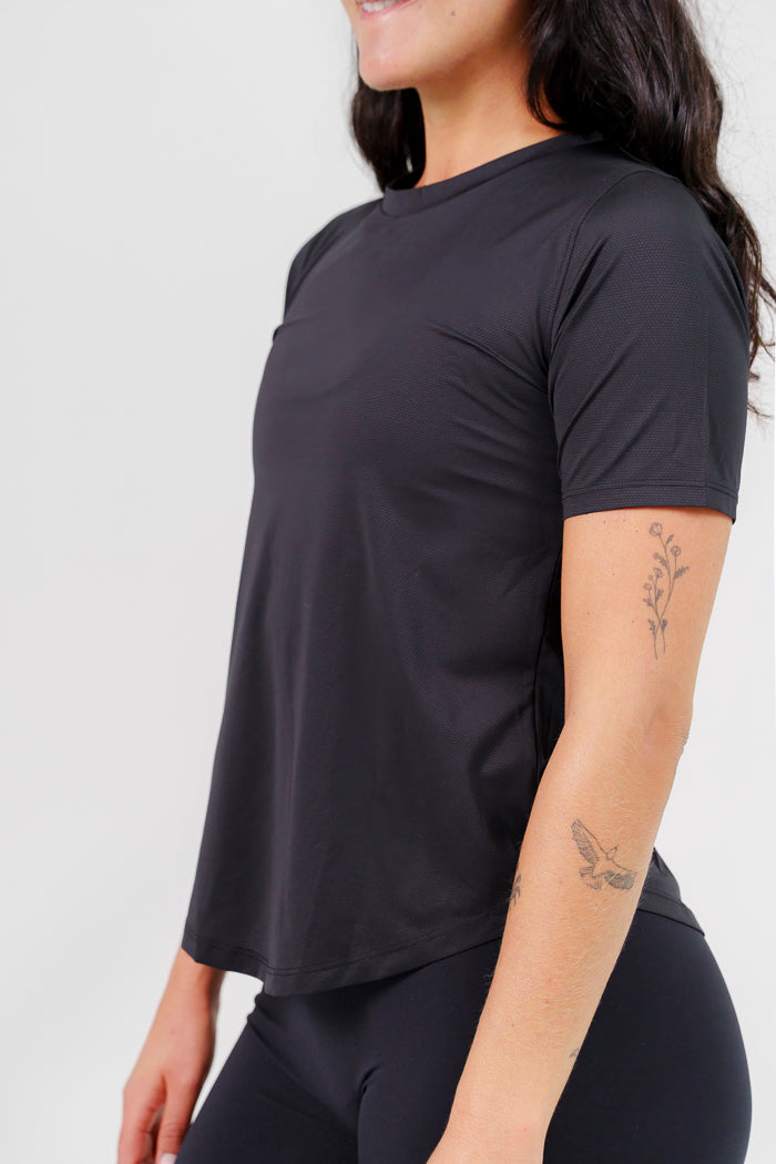 Qinetiko Active Soul Black T-Shirt
