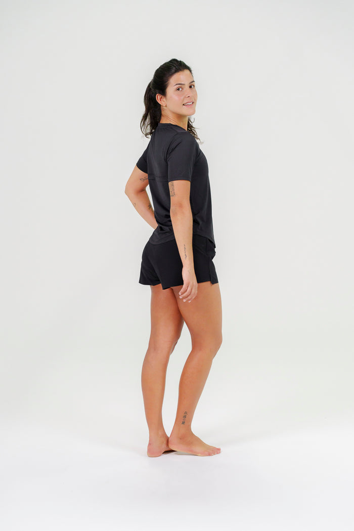 Qinetiko Everline Run Short - Black