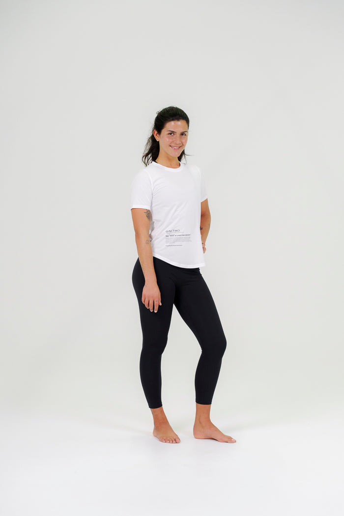 Qinetiko Active Soul White T-Shirt (#OnePlusOneNature Edition)